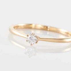 Histoire d'Or Bague Solitaire Athena