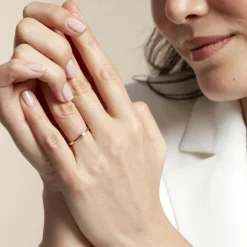 Histoire d'Or Bague Solitaire Athena