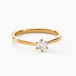 Histoire d'Or Bague Solitaire Athena