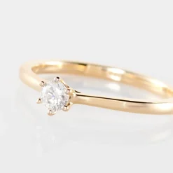 Histoire d'Or Bague Solitaire Athena