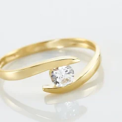 Histoire d'Or Bague Solitaire Camilia De Zirconium