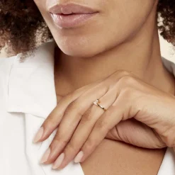 Histoire d'Or Bague Solitaire Camilia De Zirconium