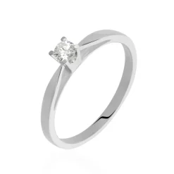 Bague Solitaire Celina Or Blanc Diamant-Histoire d'Or