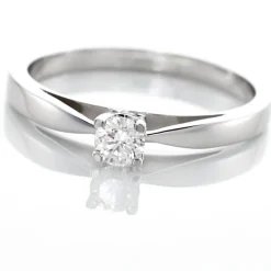 Bague Solitaire Celina Or Blanc Diamant-Histoire d'Or Online