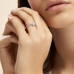 Bague Solitaire Cesarine De Zirconium-Histoire d'Or Discount