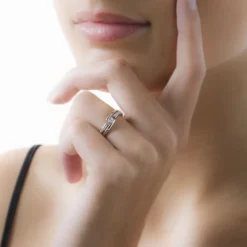 Bague Solitaire Elisa Or Blanc Diamant-Histoire d'Or