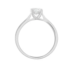 Bague Solitaire Fiona Or Blanc Diamant Synthetique-Histoire d'Or Best
