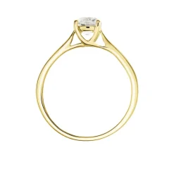 Bague Solitaire Fiona Or Jaune Diamant Synthetique-Histoire d'Or Discount