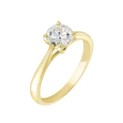 Bague Solitaire Fiona Or Jaune Diamant Synthetique-Histoire d'Or Online