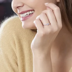 Bague Solitaire Francoise-marie Or Blanc Oxyde De Zirconium-Histoire d'Or Hot