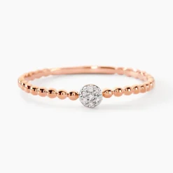 Bague Solitaire Gaxina Or Rose Diamant-Histoire d'Or Best