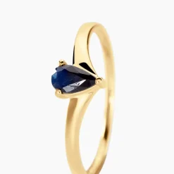 Bague Solitaire Goutte-Histoire d'Or Discount