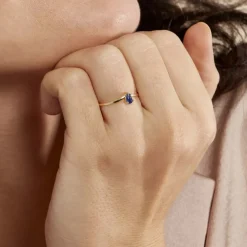 Bague Solitaire Goutte-Histoire d'Or Discount