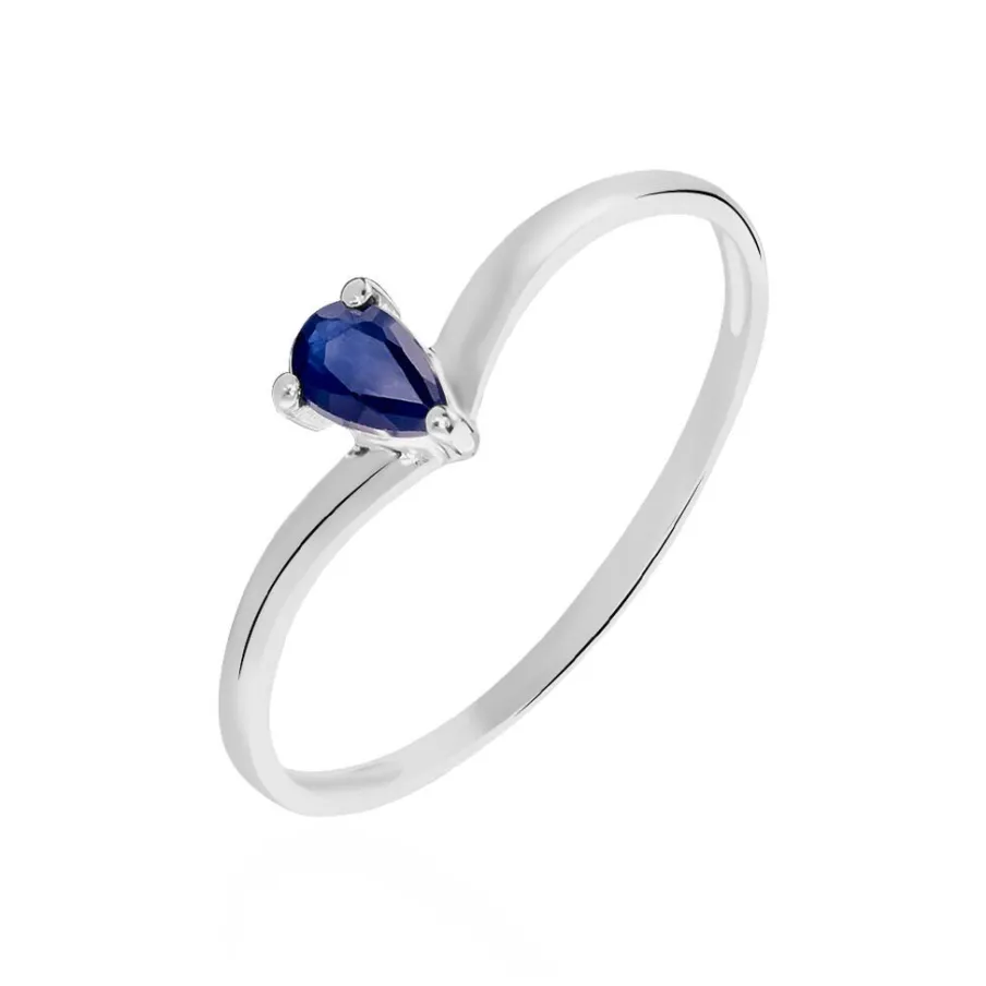 Histoire d'Or Bague Solitaire Goutte
