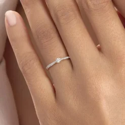 Histoire d'Or Bague Solitaire Hemera