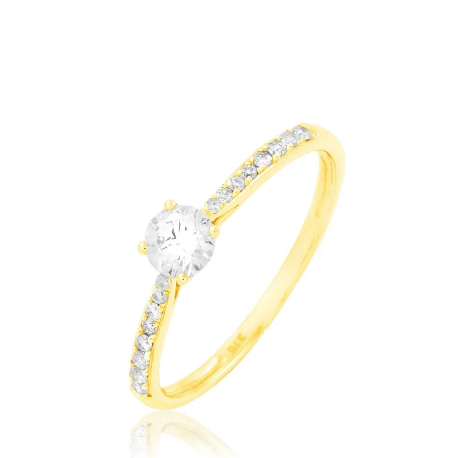 Histoire d'Or Bague Solitaire Hemera