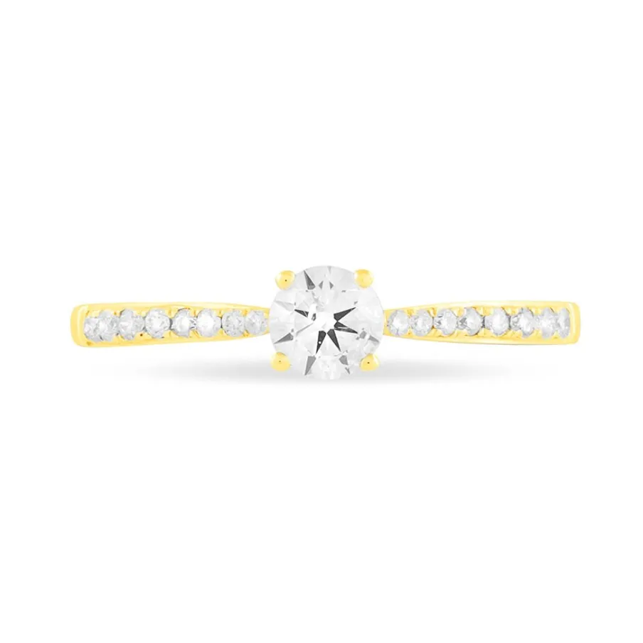 Histoire d'Or Bague Solitaire Hemera