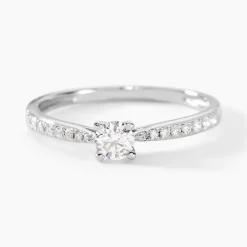Bague Solitaire Hemera Or Blanc Diamant-Histoire d'Or Online