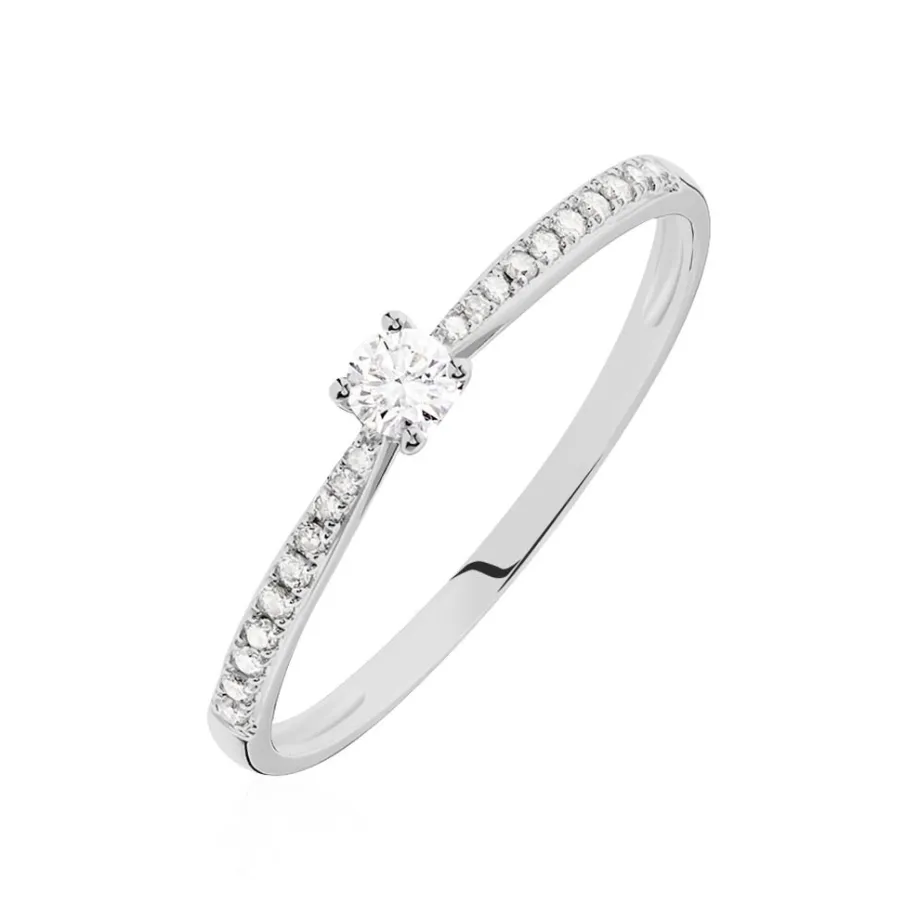 Histoire d'Or Bague Solitaire Hemera