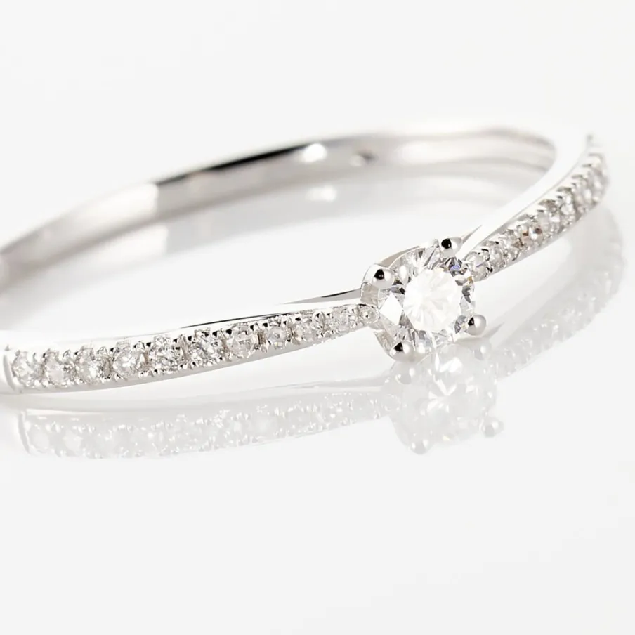 Histoire d'Or Bague Solitaire Hemera