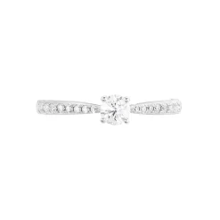 Bague Solitaire Hemera Or Blanc Diamant-Histoire d'Or Hot