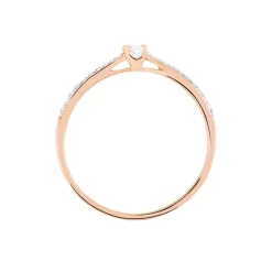 Bague Solitaire Hemera Or Rose Diamant-Histoire d'Or Sale