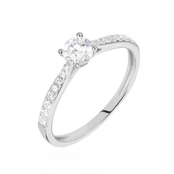 Bague Solitaire Hemera Or Blanc Diamant-Histoire d'Or Online