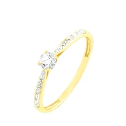 Bague Solitaire Hemera Or Jaune Diamant-Histoire d'Or Discount