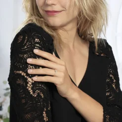 Histoire d'Or Bague Solitaire Hemera Or Jaune Diamant Synthetique