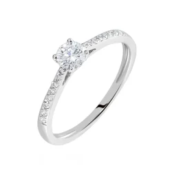 Histoire d'Or Bague Solitaire Hemera