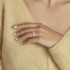 Bague Solitaire Ingrid Or Blanc Diamant-Histoire d'Or Sale