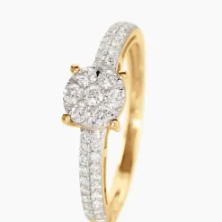 Bague Solitaire Julia Or Jaune Diamant Synthetique-Histoire d'Or Sale