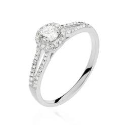 Bague Solitaire Karen Or Blanc Diamant-Histoire d'Or Sale