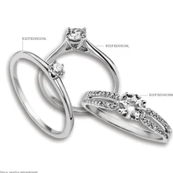 Bague Solitaire Katalina Or Rose Diamant-Histoire d'Or