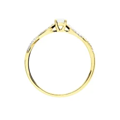 Bague Solitaire Livia Or Jaune Diamant-Histoire d'Or New