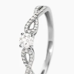 Bague Solitaire Livia Or Blanc Diamant-Histoire d'Or Sale