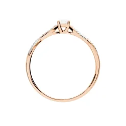 Bague Solitaire Livia Or Rose Diamant-Histoire d'Or Online
