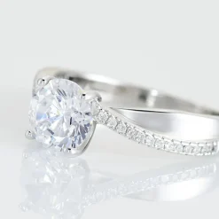 Bague Solitaire Maellyne Argent Blanc Oxyde De Zirconium-Histoire d'Or Discount