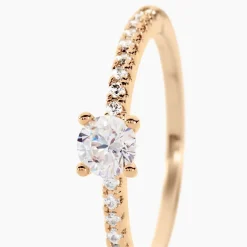 Histoire d'Or Bague Solitaire Mireilla De Zirconium