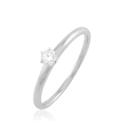 Bague Solitaire Natalia Or Blanc Diamant-Histoire d'Or Best