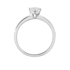 Histoire d'Or Bague Solitaire Natalia Or Blanc Diamant Synthetique