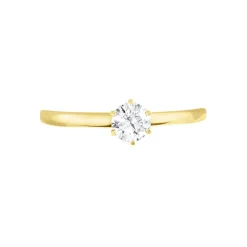 Histoire d'Or Bague Solitaire Natalia Or Jaune Diamant Synthetique