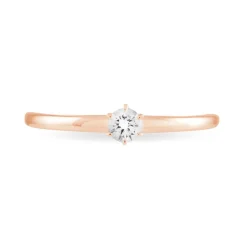 Bague Solitaire Natalia Or Rose Diamant-Histoire d'Or Online