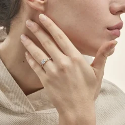 Histoire d'Or Bague Solitaire Ofelie De Zirconium