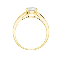 Bague Solitaire Or Jaune Oxyde De Zirconium-Histoire d'Or Online