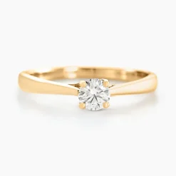 Bague Solitaire Or Jaune Aphrodite Diamant-Histoire d'Or Outlet
