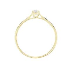 Histoire d'Or Bague Solitaire Or Jaune Fiona Diamant Synthetique