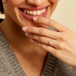 Histoire d'Or Bague Solitaire Or Jaune Beline Oxyde De Zirconium