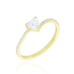 Bague Solitaire Or Jaune Sabeen Oxyde De Zirconium-Histoire d'Or New