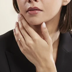 Bague Solitaire Or Jaune Sabeen Oxyde De Zirconium-Histoire d'Or New